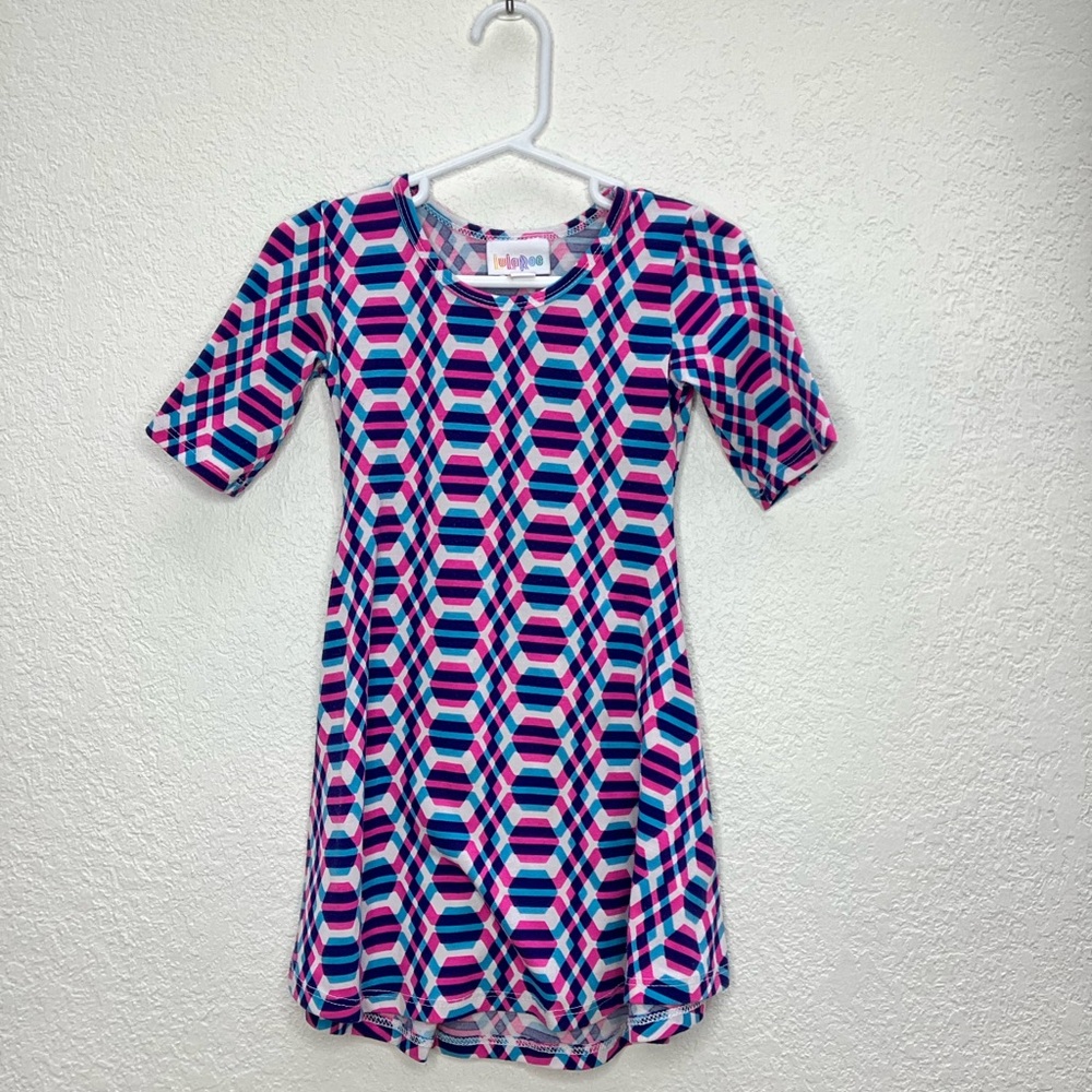 LuLaRoe Multicolor Geometric Dress